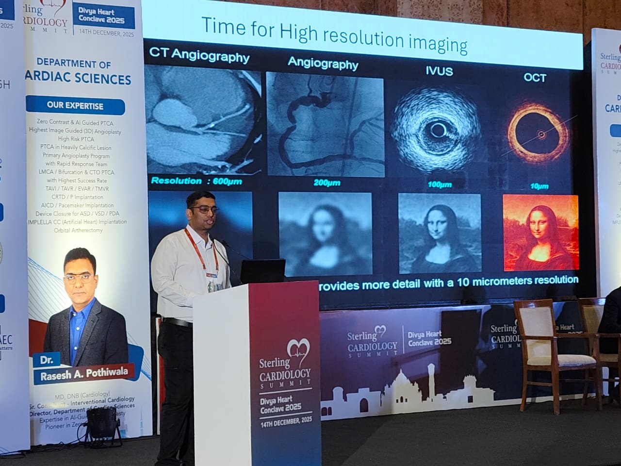 High resolution imaging presentation